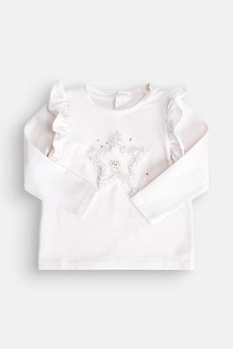 GUESS Longsleeve weiß