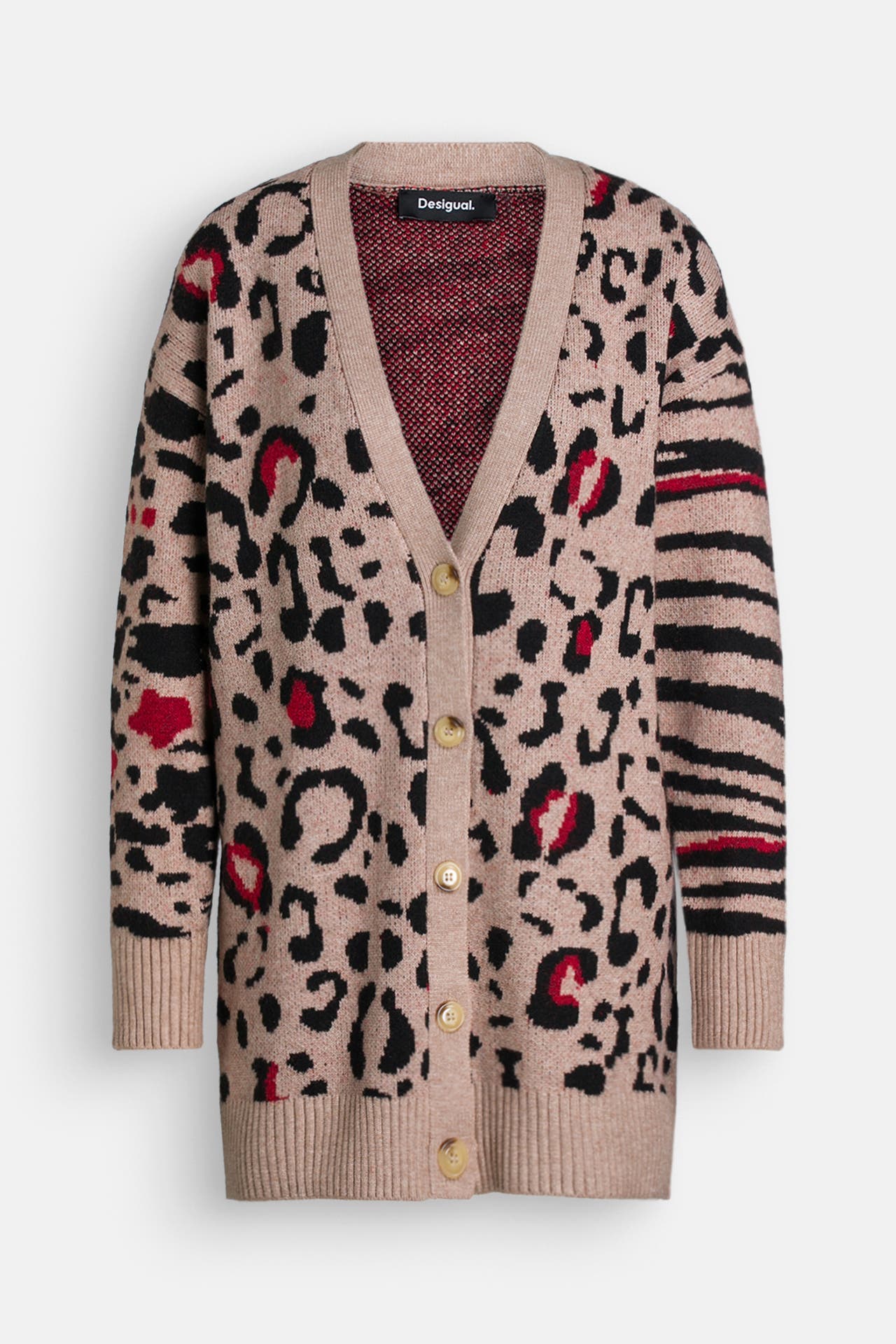 DESIGUAL Strickjacke 'Marylin' animal, Bild 1