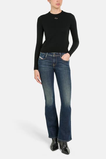 DIESEL Wollmx-Pullover schwarz