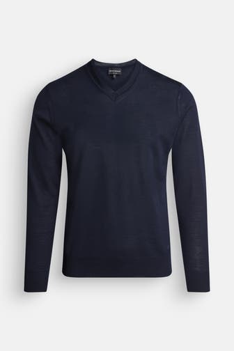 EMPORIO ARMANI Wollpullover navy