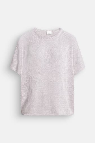 S.OLIVER BLACK LABEL Strickshirt silber