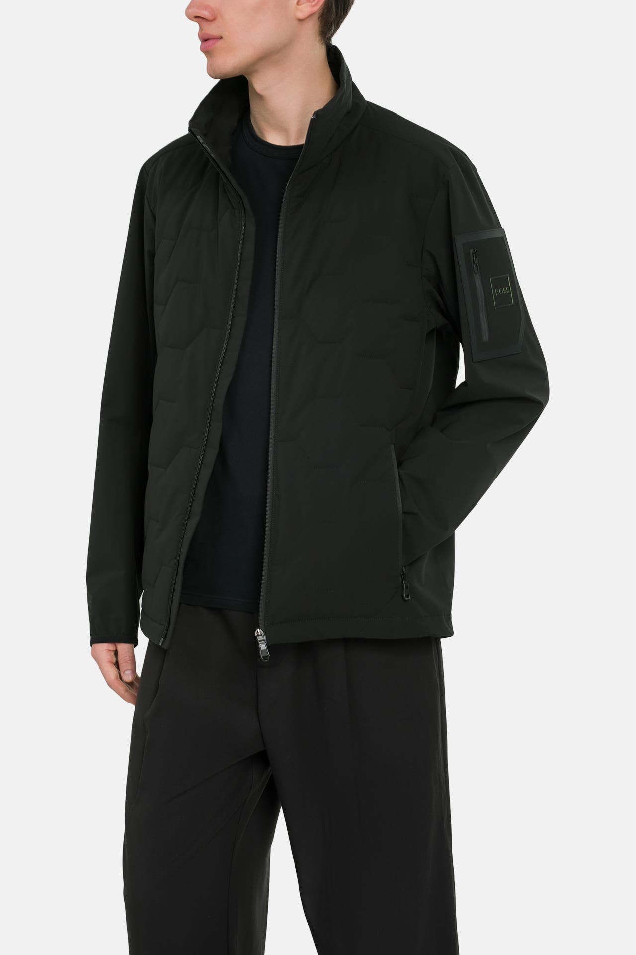 BOSS GREEN Funktionsjacke 'Bane' schwarz, Bild 1