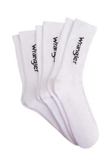WRANGLER 3er-Pack Strümpfe 'Rogers' weiß