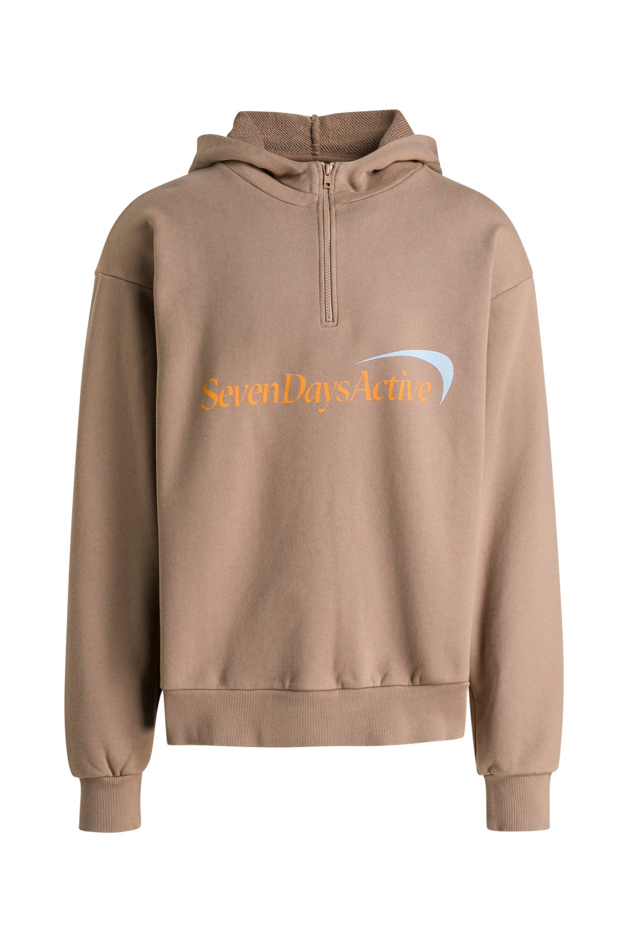 7 DAYS ACTIVE Hoodie hellbraun, Bild 1
