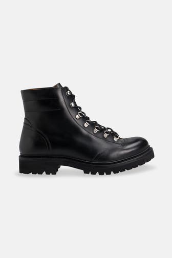 CORDWAINER Schnürstiefel schwarz