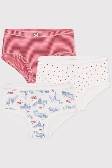 PETIT BATEAU 3er-Pack Unterhosen mehrfarbig