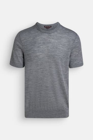 MICHAEL KORS Feinstrick-Shirt grau