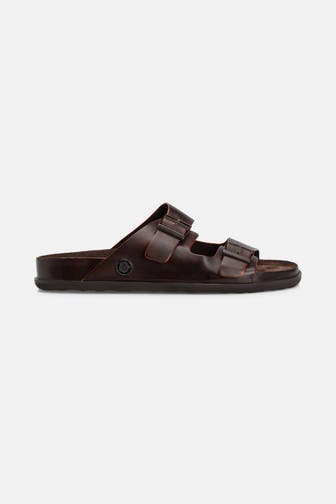 MELVIN & HAMILTON Slides 'Maxel' dunkelbraun