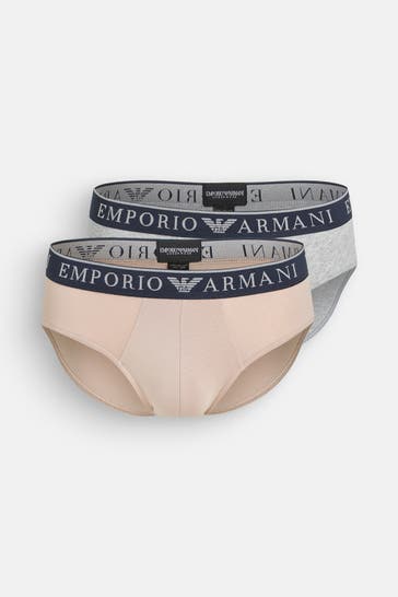 EMPORIO ARMANI 2er-Pack Slips mehrfarbig