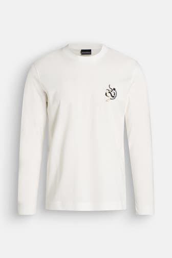 EMPORIO ARMANI Longsleeve weiß