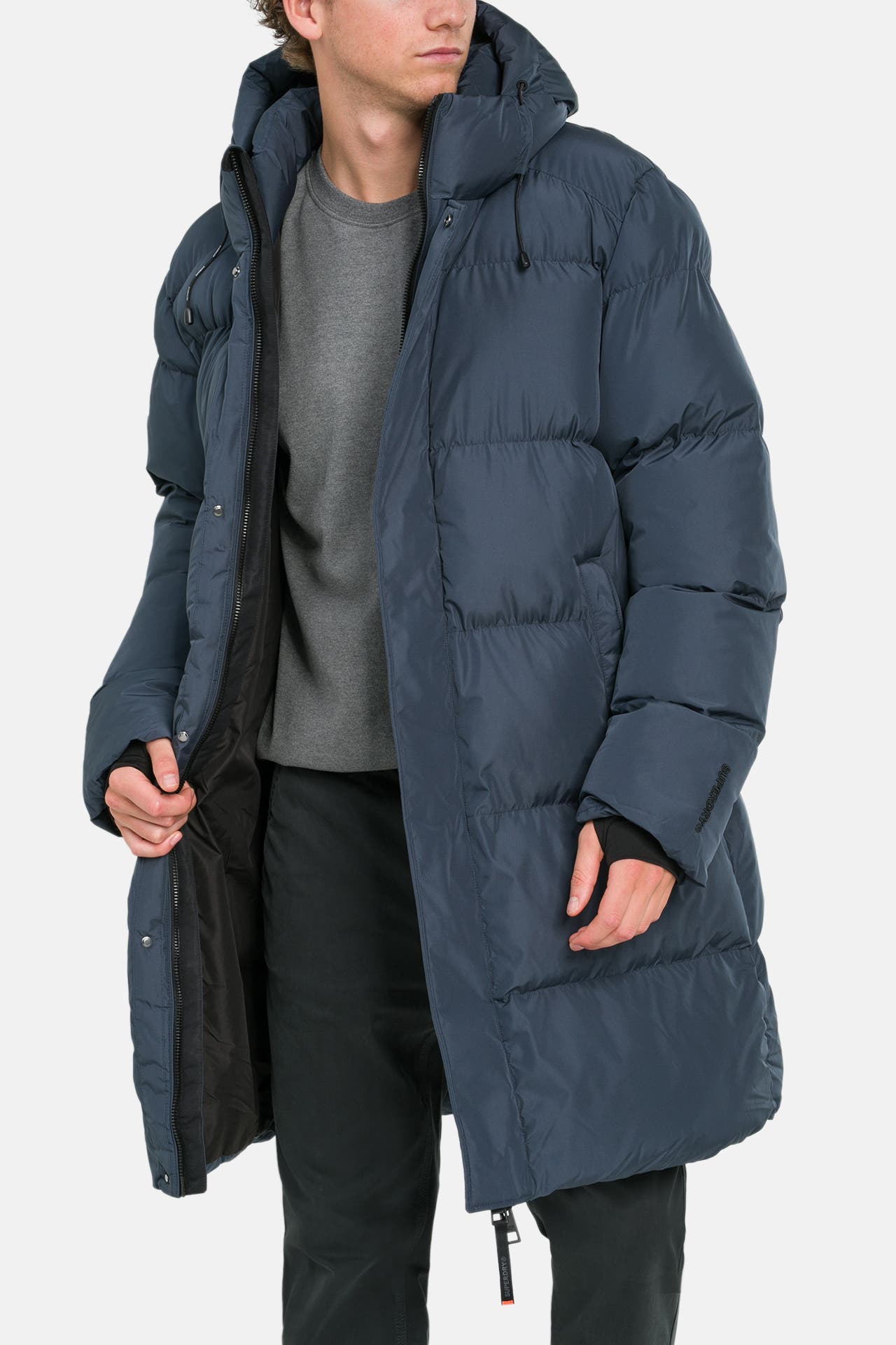 SUPERDRY Steppmantel azurblau, Bild 1