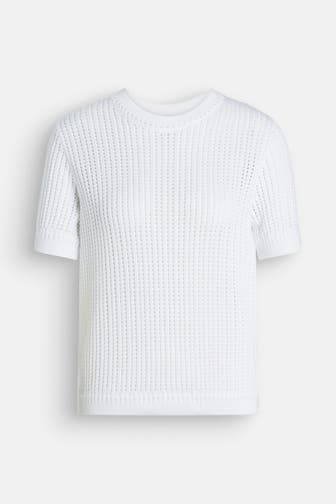 RIANI Strickshirt weiß