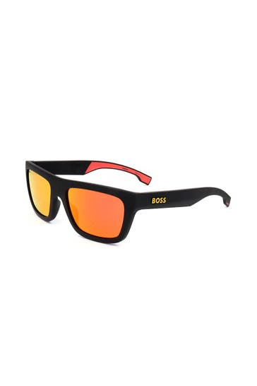 BOSS Sonnenbrille schwarz-orange