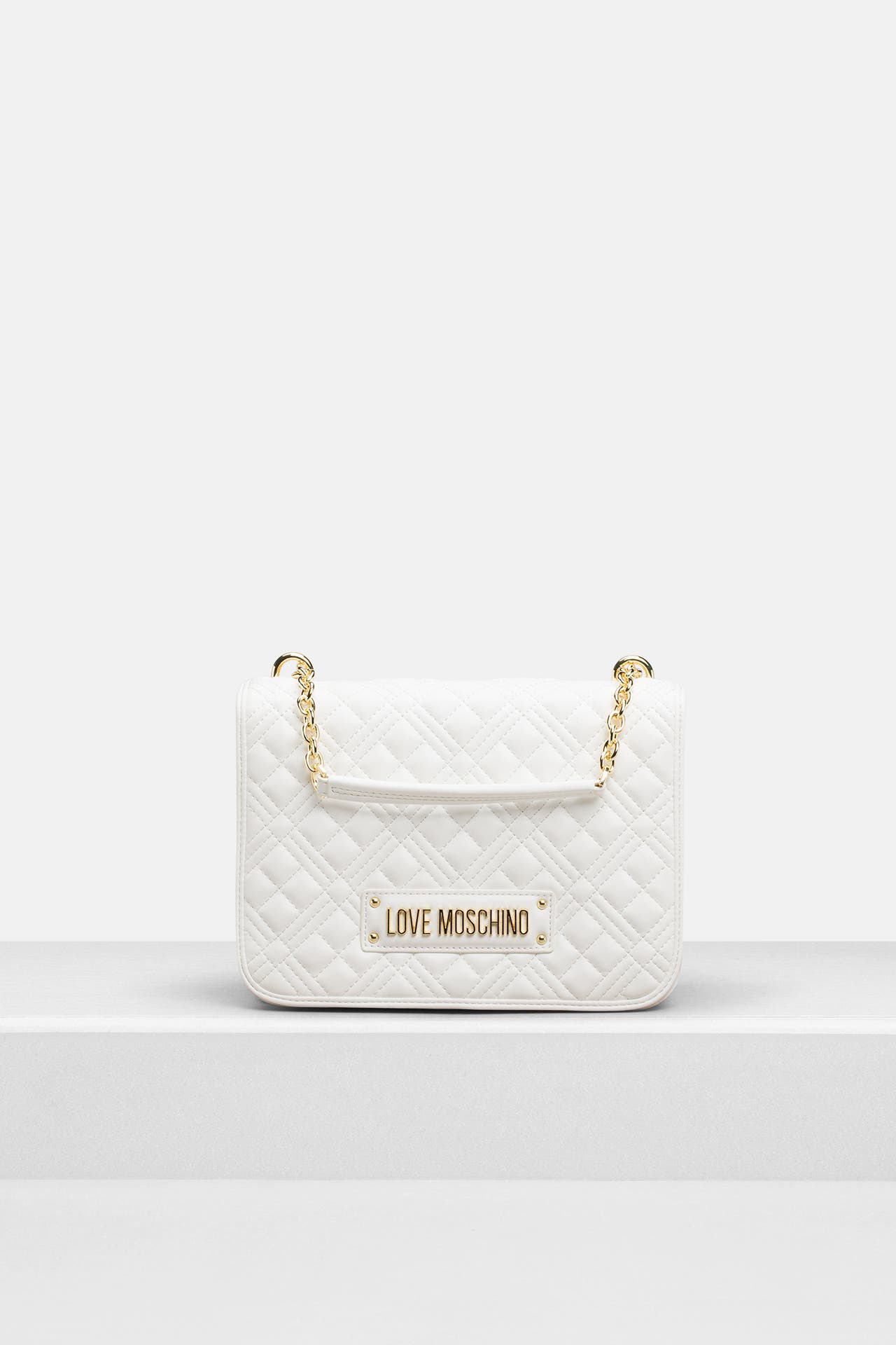 LOVE MOSCHINO Schultertasche weiß, Bild 1