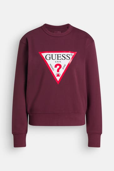 GUESS Sweatshirt burgunder