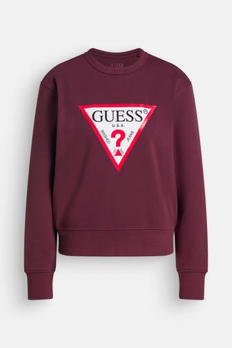GUESS Sweatshirt burgunder