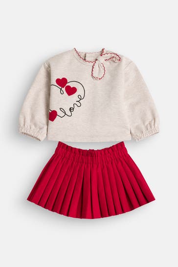 MAYORAL Set: Sweatshirt und Rock mehrfarbig