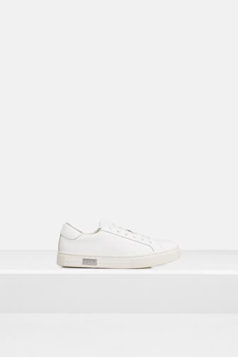 EMPORIO ARMANI Leder-Sneaker weiß