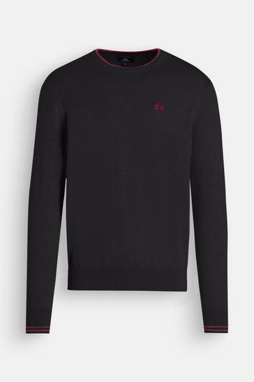 LA MARTINA Strickpullover schwarz