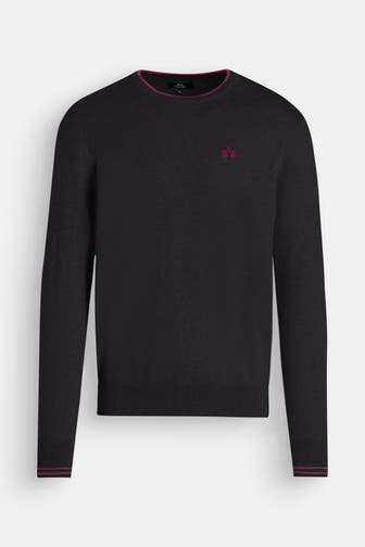 LA MARTINA Strickpullover schwarz