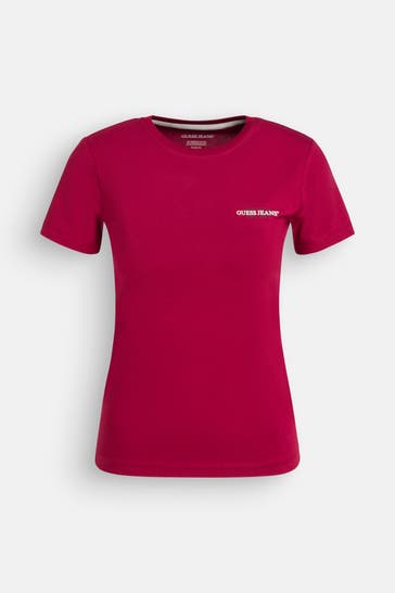 GUESS T-Shirt weinrot
