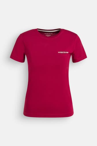 GUESS T-Shirt weinrot