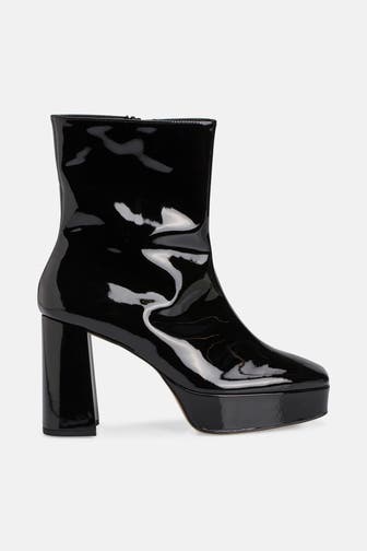 HÖGL Lack-Stiefeletten 'Shannen' schwarz