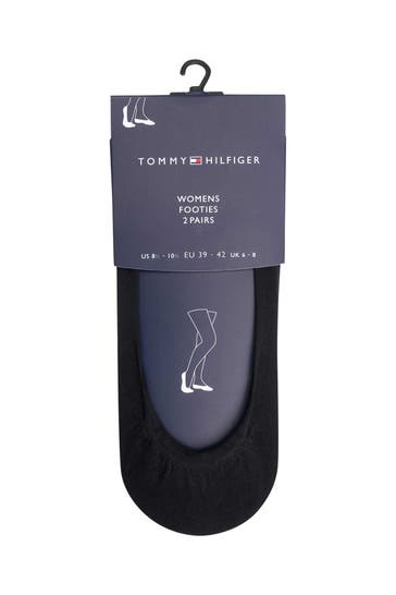 TOMMY HILFIGER 2er-Pack Ballerina-Socken schwarz