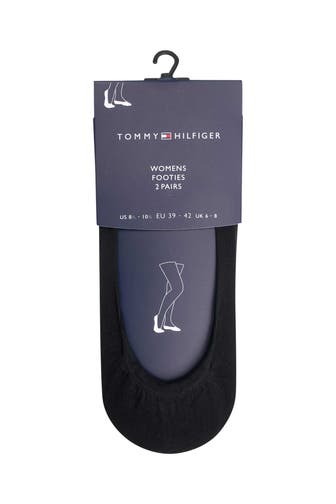 TOMMY HILFIGER 2er-Pack Ballerina-Socken schwarz