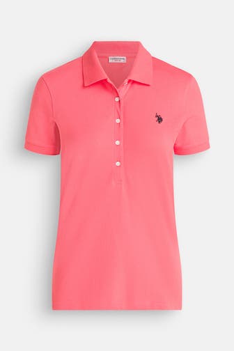 U.S. POLO ASSN. Polo-Shirt 'Mya' koralle