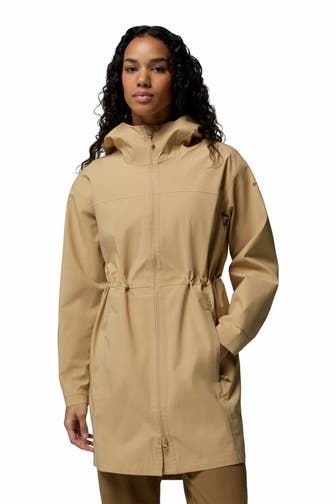 COLUMBIA Regenmantel 'Weekend Adventure™' hellbraun