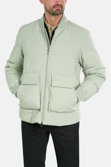 WOOLRICH Daunen-Blouson mintgrün