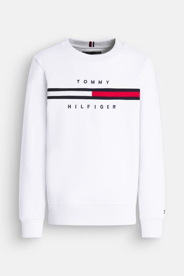 TOMMY HILFIGER Sweatshirt weiß