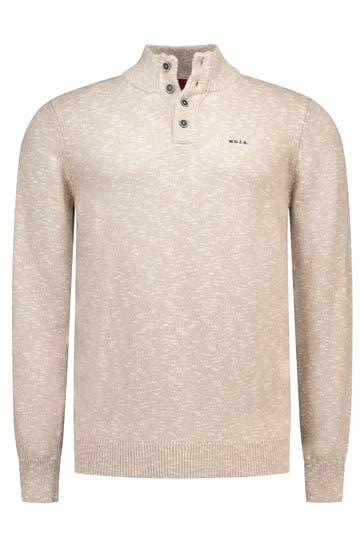 NEW ZEALAND AUCKLAND Strick-Troyer beige meliert