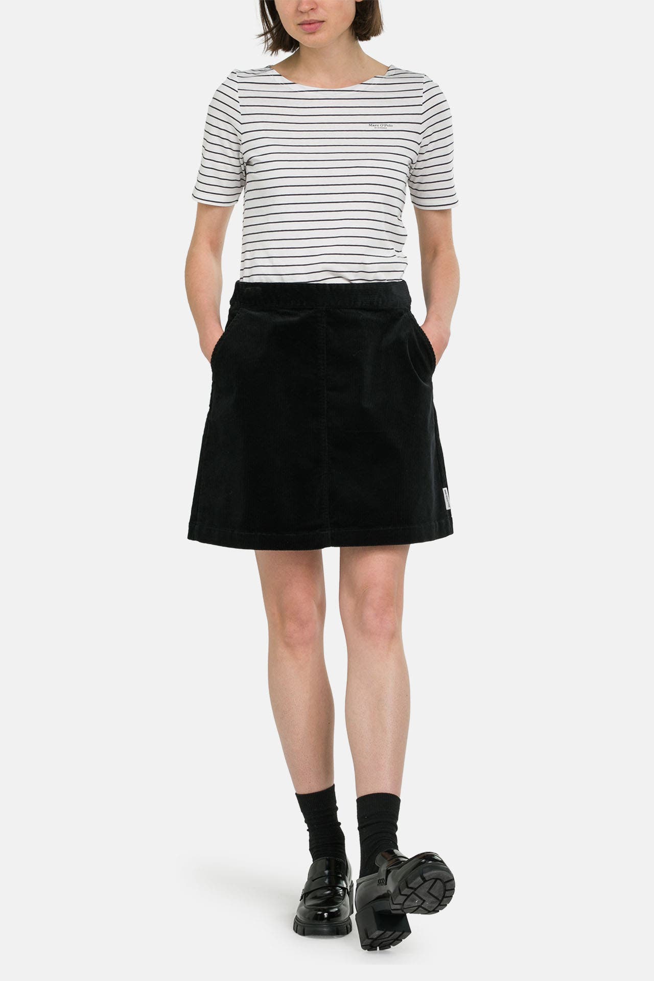 MARC O'POLO DENIM Cord-Rock schwarz, Bild 1