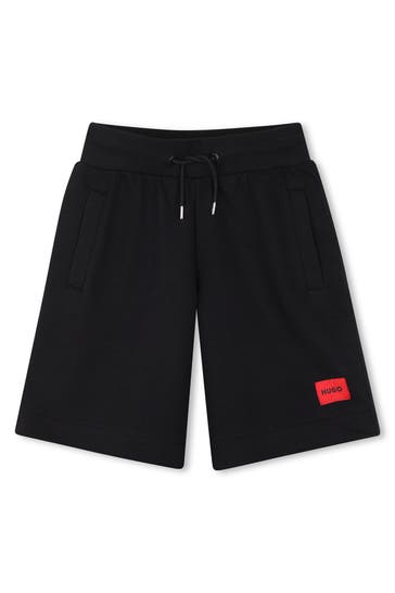 HUGO Sweatshorts schwarz