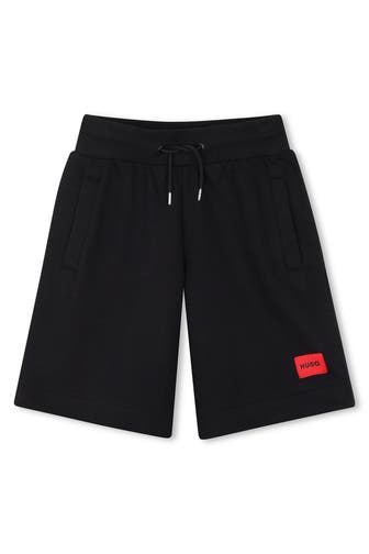 HUGO Sweatshorts schwarz