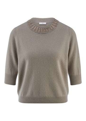 RIANI Taupe Knit Shirt