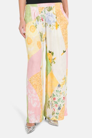 DESIGUAL Stoffhose 'Patch' gemustert