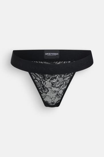 EMPORIO ARMANI String schwarz