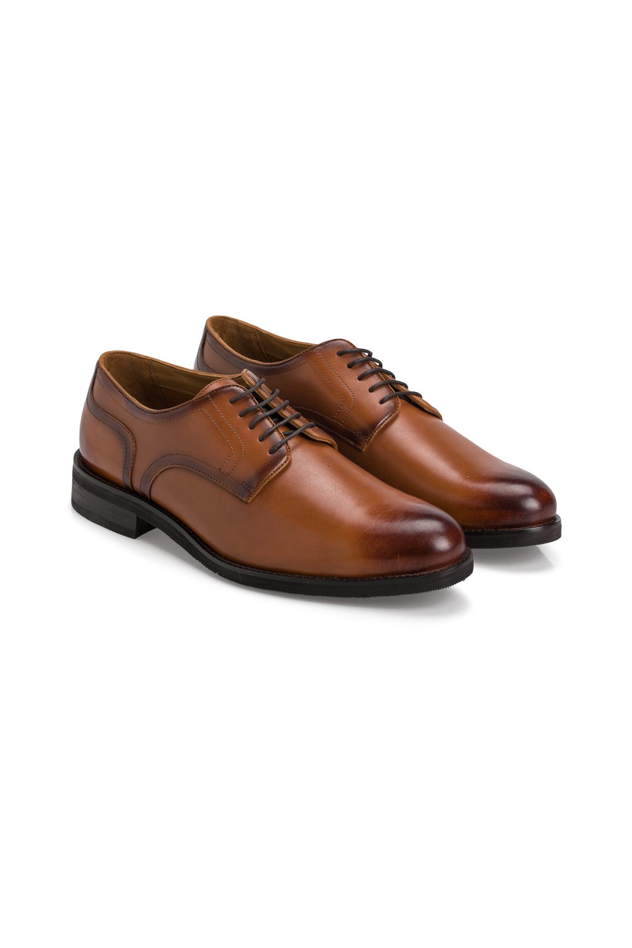 GORDON & BROS Derbys 'Rick' cognac, Bild 1