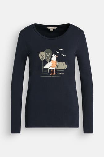 BARBOUR Longsleeve navy