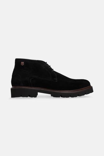 FLORIS VAN BOMMEL Desert-Boots 'De Ribber' schwarz