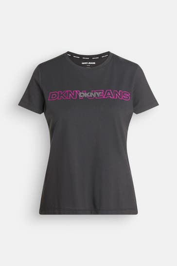 DKNY T-Shirt schwarz