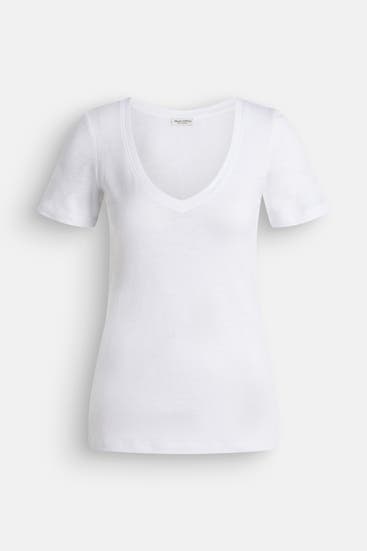 MARC O'POLO - T-Shirt weiß