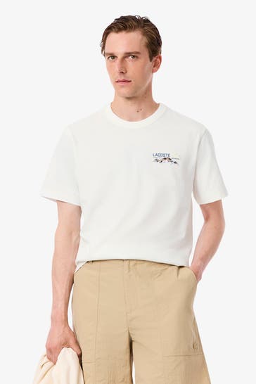 LACOSTE T-Shirt weiß