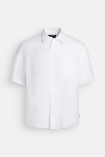 MARC O'POLO Leinen-Kurzarmhemd Regular Fit