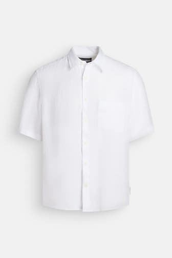 MARC O'POLO Leinen-Kurzarmhemd Regular Fit