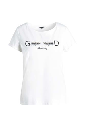 COMMA, T-Shirt weiß