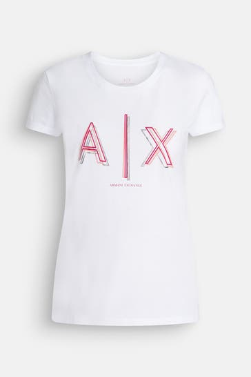 ARMANI EXCHANGE T-Shirt weiß